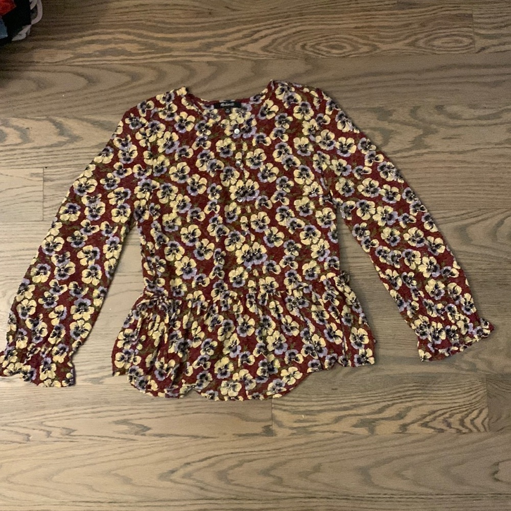 Flower blouse Store: Madewell